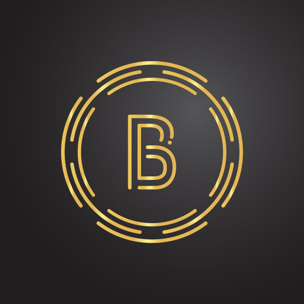 标志首字母b与奢侈品业务图片下载