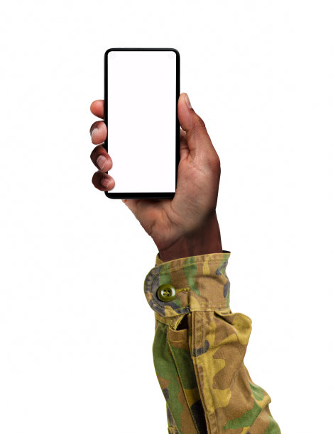 军方手持智能手机图片下载