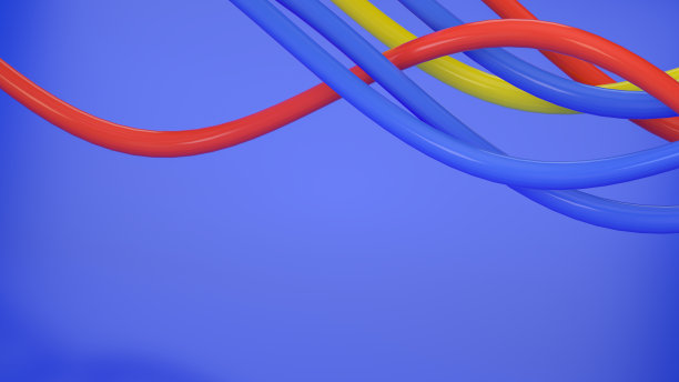 摘要波浪光纤电缆线路背景图片下载