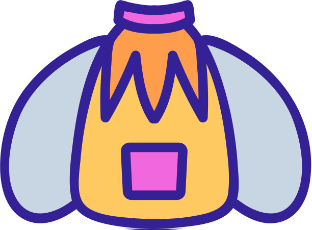 设计师背包口袋图标轮廓图片下载