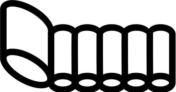 充气床垫与枕头图标轮廓图片下载