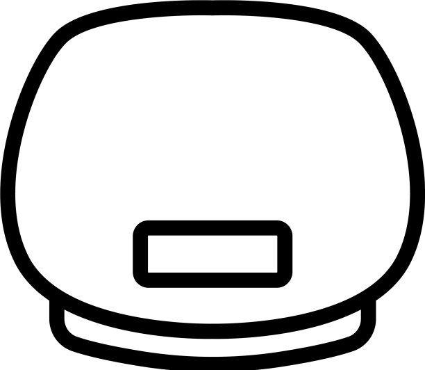 户外电动天平图标轮廓图片下载