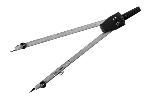 学生圆规孤立在一个白色图片下载