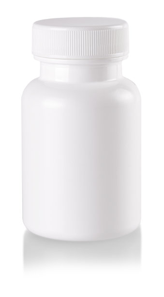 白色医疗容器隔离在白色背景上图片下载