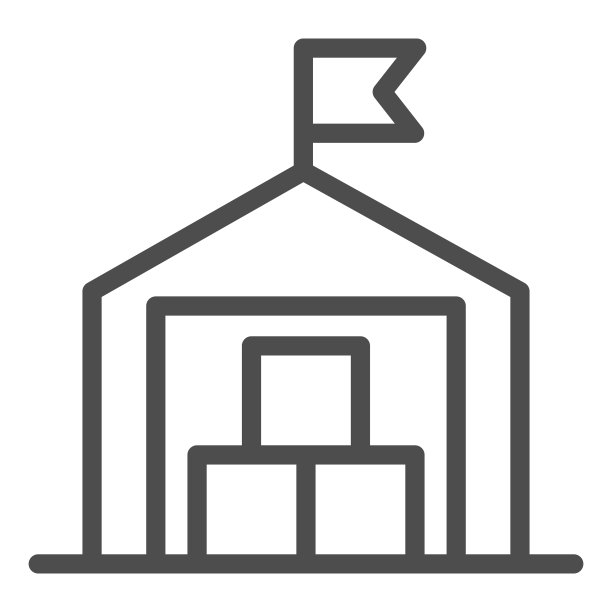 仓库线图标运输交付图片下载