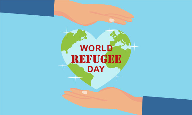 6月20日世界难民日，人们举起双手图片下载