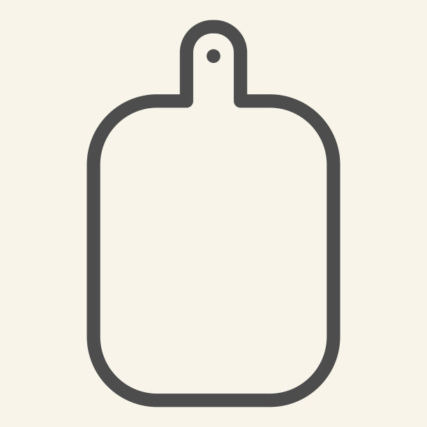 切菜板线图标木制切菜板图片下载