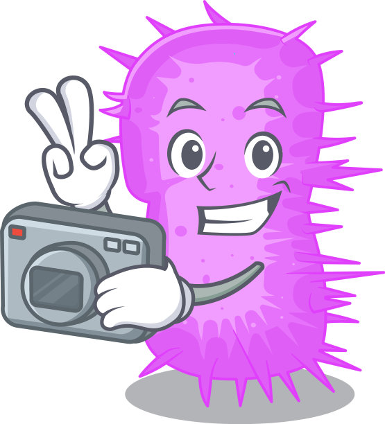 鲍曼不动杆菌吉祥物设计为图片下载