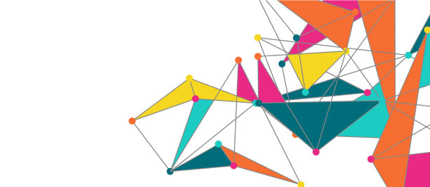 线点连接三角技术图片下载