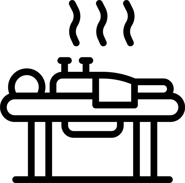 按摩水疗罐图标轮廓风格图片下载