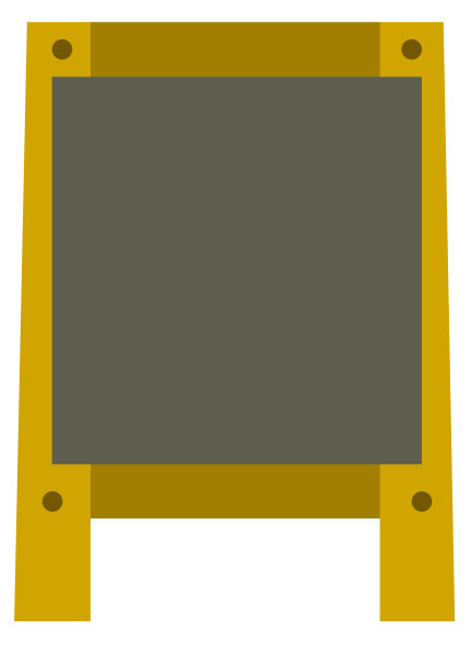 自然简洁的木质招牌框架图片下载