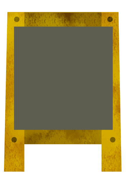 自然简洁的木质招牌框架图片下载