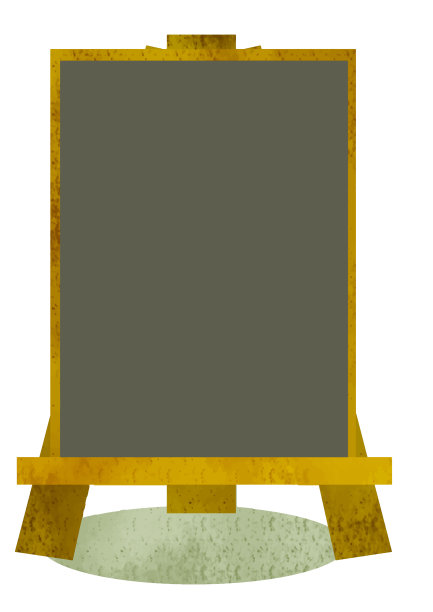 自然简洁的木质招牌框架图片下载