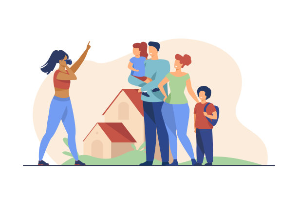 女人正在拍摄幸福的家庭照片图片下载