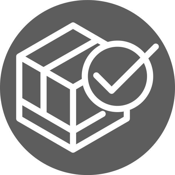 纸板箱复选标记货物运输服务图片下载
