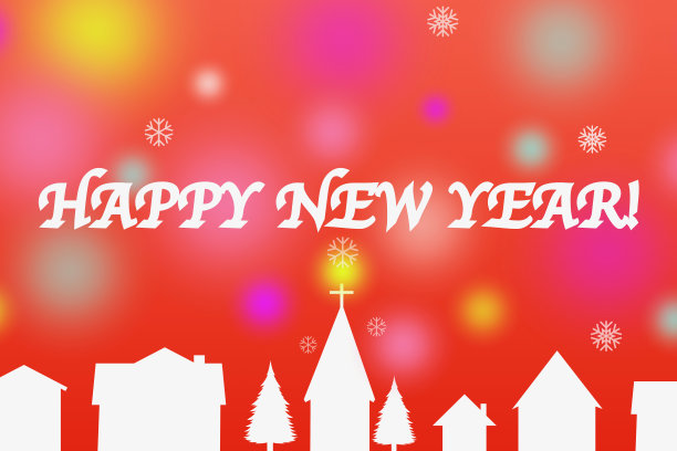 白雪皑皑的街角图片下载