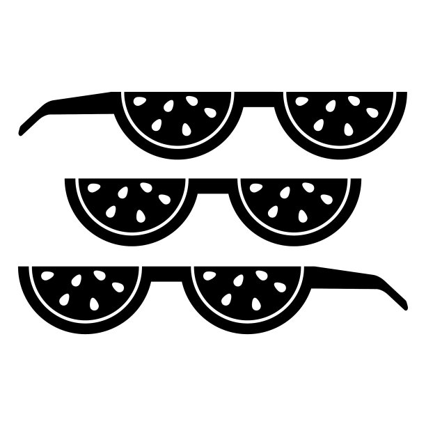 设置像素眼镜西瓜风格图片下载