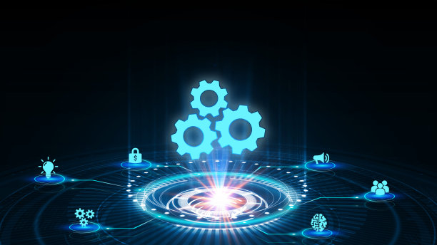 商业、技术、互联网和网络概念。自动化软件技术过程系统。图片下载