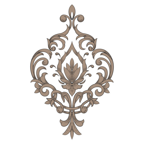 大马士革元素孤立的大马士革中心图片下载