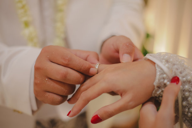 戴上戒指图片下载