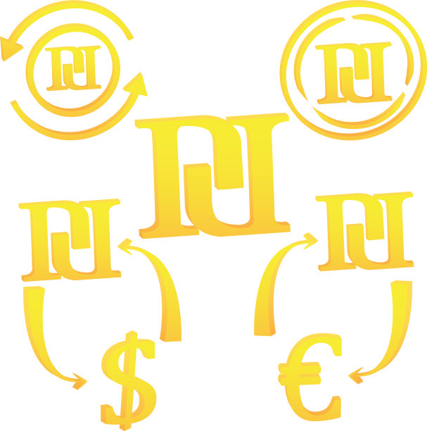 3d以色列新谢克尔货币符号图标图片下载