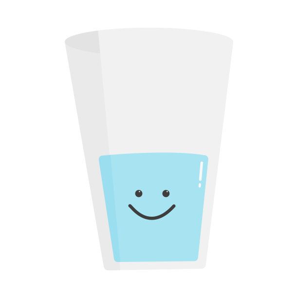 玻璃水隔离在白色背景。图片下载