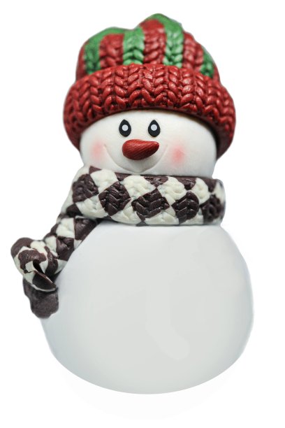 白色背景上的雪人图片下载