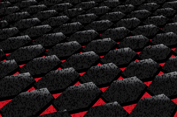 抽象的grunge六角背景图片下载