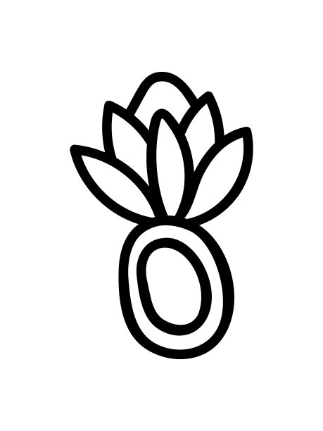 白色背景上的隔离环图片下载