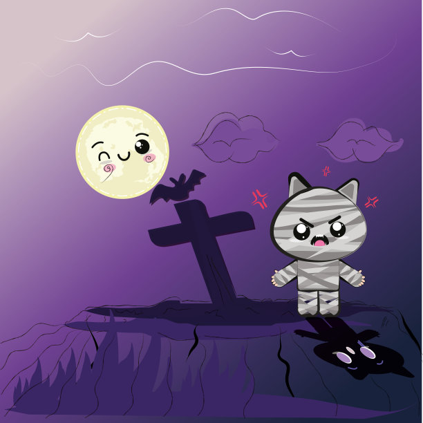 卡哇伊妈妈在墓地里图片下载