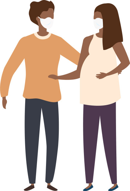 夫妇怀孕爆炸使用面罩图片下载