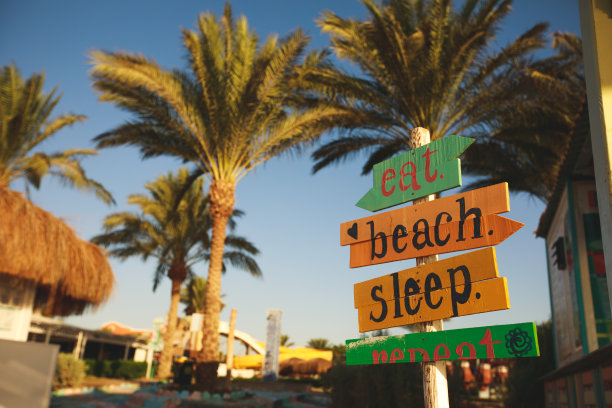 度假时的吃和睡图片下载