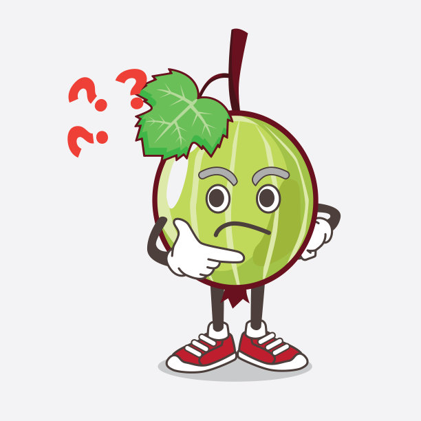鹅莓果卡通人物中的一个图片下载