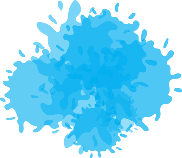 水的颜色飞溅图片下载