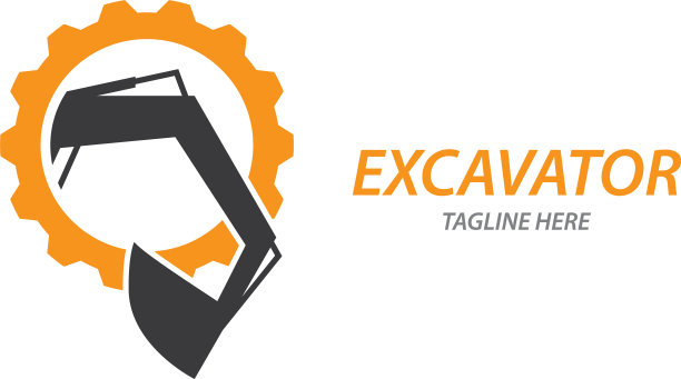 挖掘机的标志图片下载