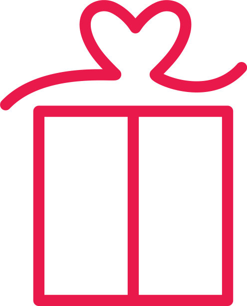 礼盒礼品店标志图标图片下载