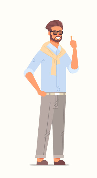 自信的商人对商业指手画脚图片下载