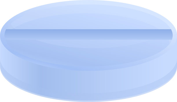 剂量圆形药丸图标卡通风格图片下载