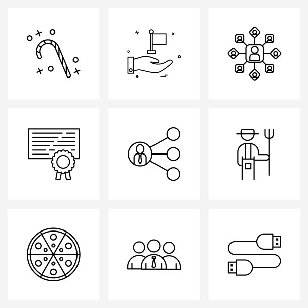 股票图标设置9行符号为农业图片下载