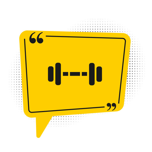 黑色哑铃图标孤立在白色背景图片下载