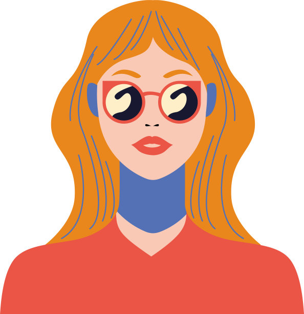 漂亮的女人戴着太阳镜时尚的风格图片下载