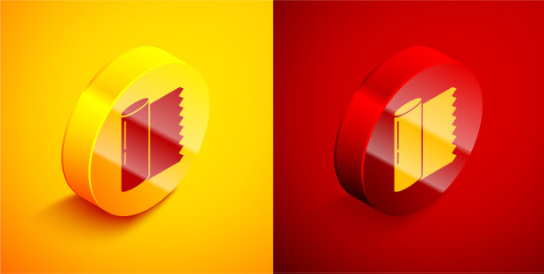 等距织物辊子上的图标隔离图片下载