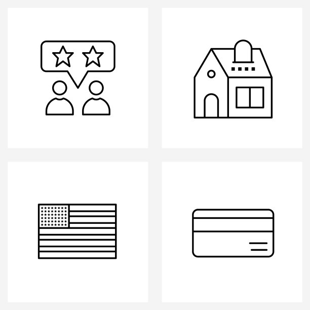 设置4个UI图标和符号用于反馈下降图片下载