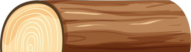 白色背景上的木头图片下载