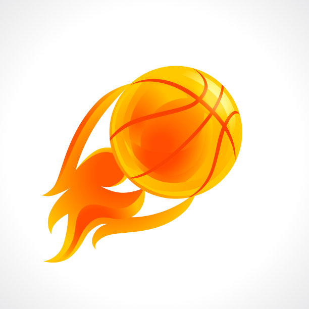 篮球火焰标志图片下载
