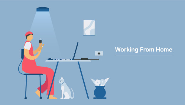 用笔记本电脑或智能手机召开视频会议图片下载