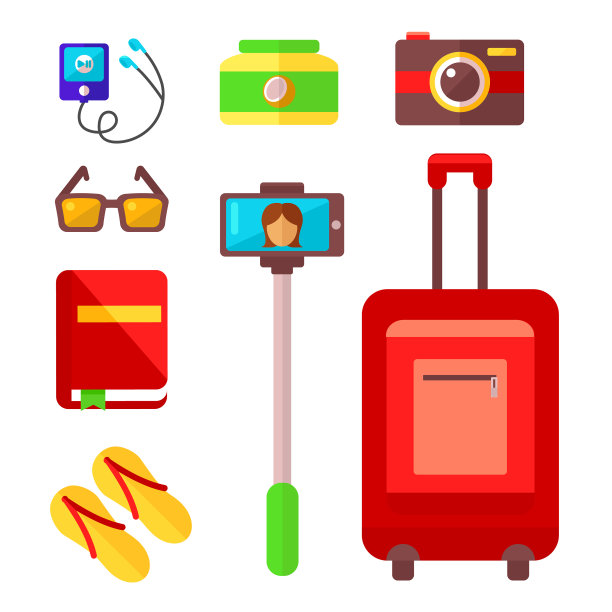 准备夏天去海滩度假图片下载