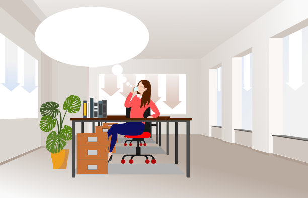 一位女商人在电话中谈论业务问题。图片下载