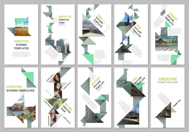 创造性的社交网络故事是垂直设计的图片下载