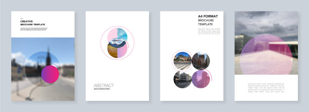 A4宣传册布局包括设计模板图片下载